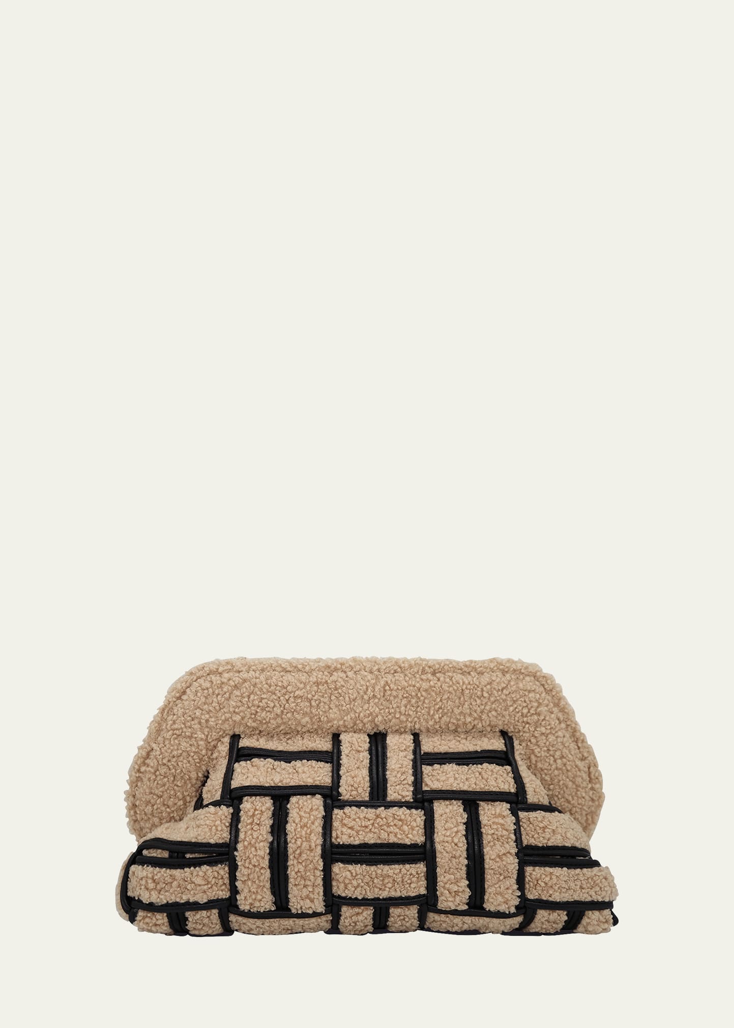 Bio Woven Faux-Fur Clutch Bag | Bergdorf Goodman