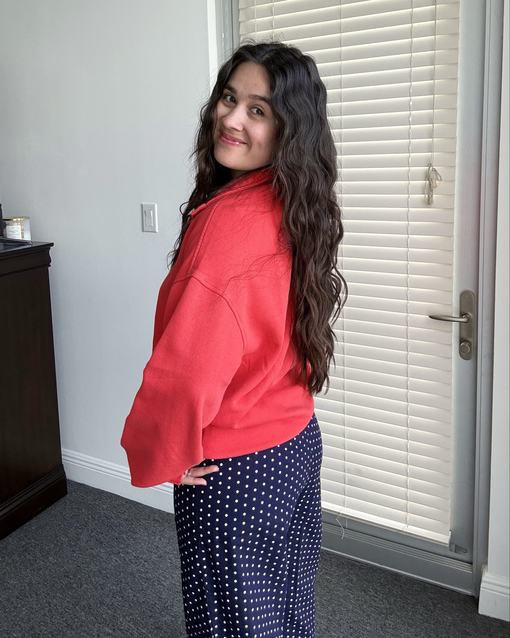 Red and blue💙❤️ Sweater XXS from @aerie and Pants from @gapfactory size S. 

#LTKdayinmylife #LTKootd #LTKgrwm