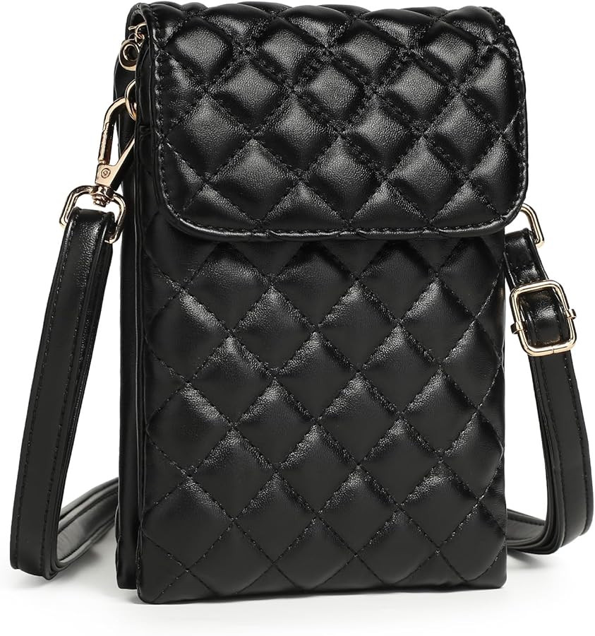 Small Crossbody Bag for Women Cell Phone Purse Ladies Mini Shoulder Pack Wallet with Removable Sh... | Amazon (US)