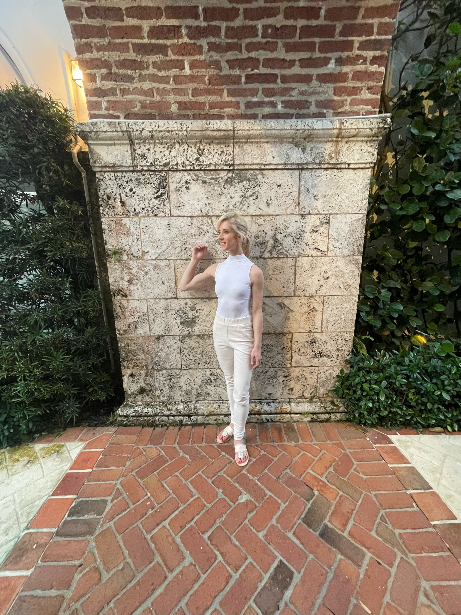 In Palm Beach, Jack Rogers Sandals are wardrobe staples. Synonymous with the timeless elegance that is Palm Beach, the *NEW* Jacks Flat Sandal takes the classic sandal to the next level, focusing on superior fit, comfort, materials, & detail. 

✨ Here’s What’s New:

1. Flexible & comfortable, I have been walking in my new Jacks Flat Sandal ALL over Palm Beach! From Pilates to Worth Avenue, these sandals do not rub or hurt. 

2. Upgraded New Glove Nappa Leather is soft but holds your foot in place. 

✨ Why I’m Obsessed:

🤍 COMFORT 

In the 1st 5 Photos of this Post, my friend snapped a few photos of me wearing my Jacks Flat Sandal as we were leaving one event on Palm Beach & headed to the next. I wore my new sandals in Ivory to TWO Wednesday evening events on the island. 
I was standing from 5-8 PM & my feet never got sore or tired! 

🤍 VERSATILITY

I wear my Jacks Flat Sandal for any occasion. The ivory is a great color to buy because it matches almost everything. 
If you want to try another color that you can mix & match easily, visit JackRogersUSA.com & select “Midnight, Black” or “Luggage.” These are my other favorite colors for a clean, "pair w/ anything" look. 

🤍 WEARABILITY

The Flat Sandal is timelessly chic and comes in a variety of colors. The best part about these sandals is that they can be worn year-round and are perfect for both casual and formal occasions. 

#JacksFlatSandal #JackRogers #lovemyjacks #AD #palmbeachchic @jackrogersusa 

#LTKFind #LTKshoecrush #LTKtravel