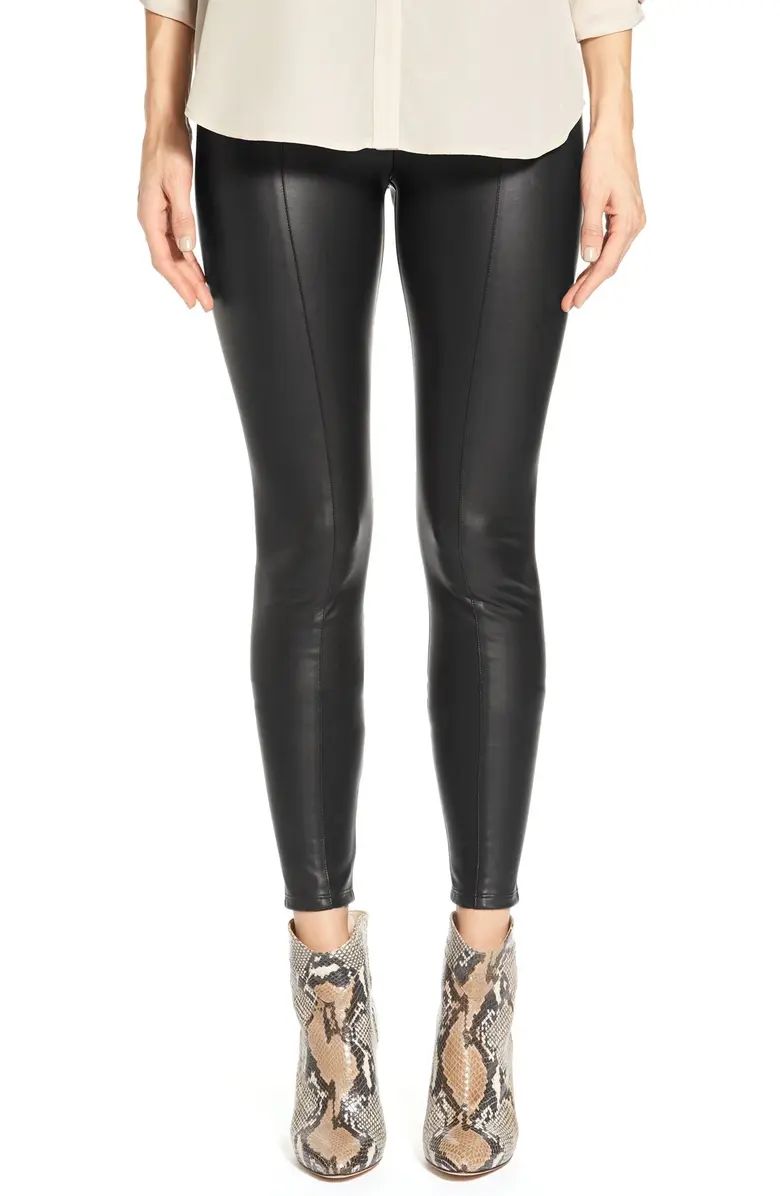 High Waist Faux Leather Leggings | Nordstrom