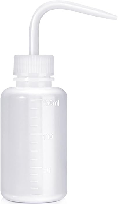 Valchoose 150ML Premium Eyelash Water Bottle for Extensions, 5.1oz White Tattoo Water Bottles No ... | Amazon (US)