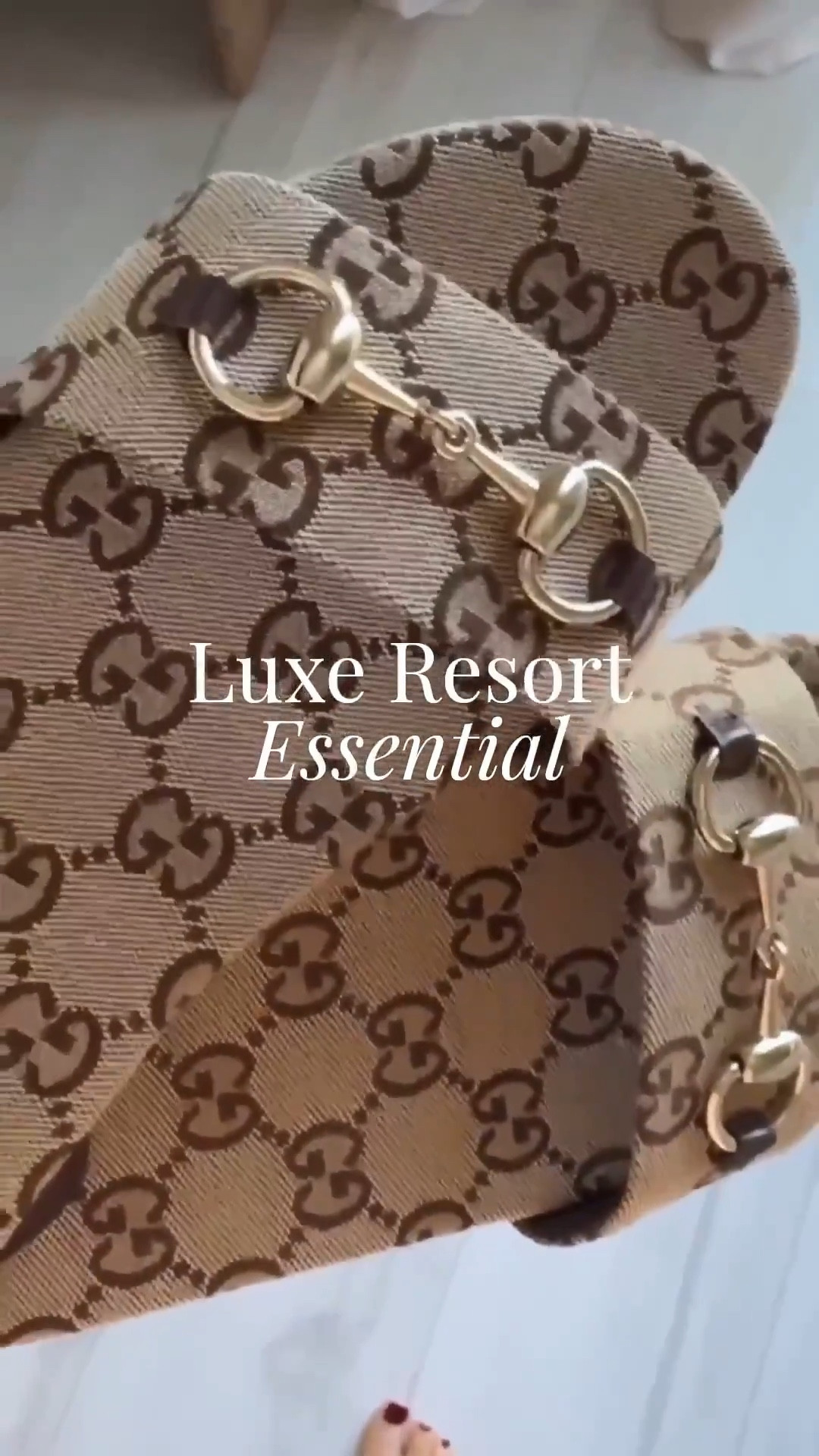 Treat yourself! When you trade in the Sherpa for the sand, your wishlist changes too! What was under my tree for 🌴🎁✈️✔️! 
10/10 

Sandals. Gucci. Designer. Resort wear. 

#LTKSeasonal #LTKTravel