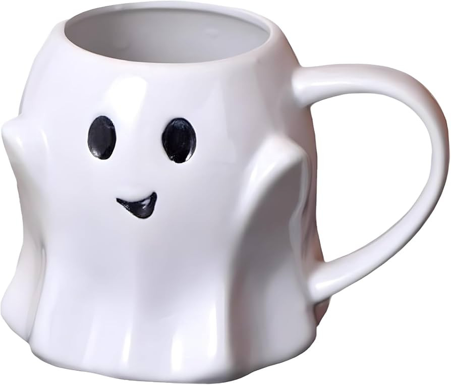 Halloween Mug Novelty Ghost Mug 3D Cute Ceramic Coffee Cup Perfect for Halloween Decor and Christ... | Amazon (US)