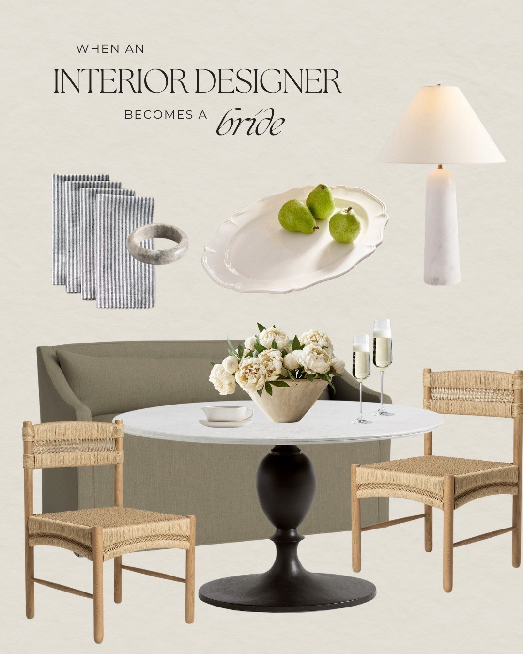 When an interior designer becomes a bride 🤍 Linking a few timeless registry favorites.

#LTKHome #LTKWedding