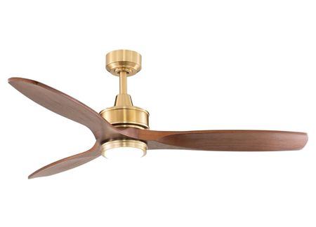 I’m in love with our new living room fan / light. It’s the perfect style. No Farmhouse here. The gold is the best and the dark wood tone is perfect. Quality, classy and I highly recommend if you are looking for ‘ not the average fan ‘ 

#LTKhome