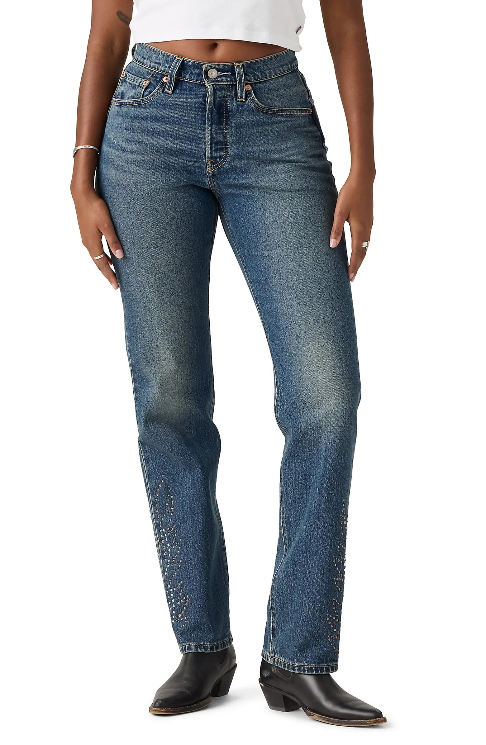 Levi's® 501® Curve High Waist Straight Leg Jeans | Nordstromrack | Nordstrom Rack