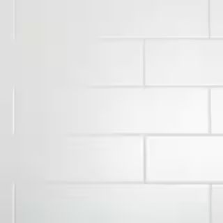 Daltile Restore 4 in. x 16 in. Ceramic Bright White Subway Tile (13.20 sq. ft. / Case) RE15416HD1... | The Home Depot