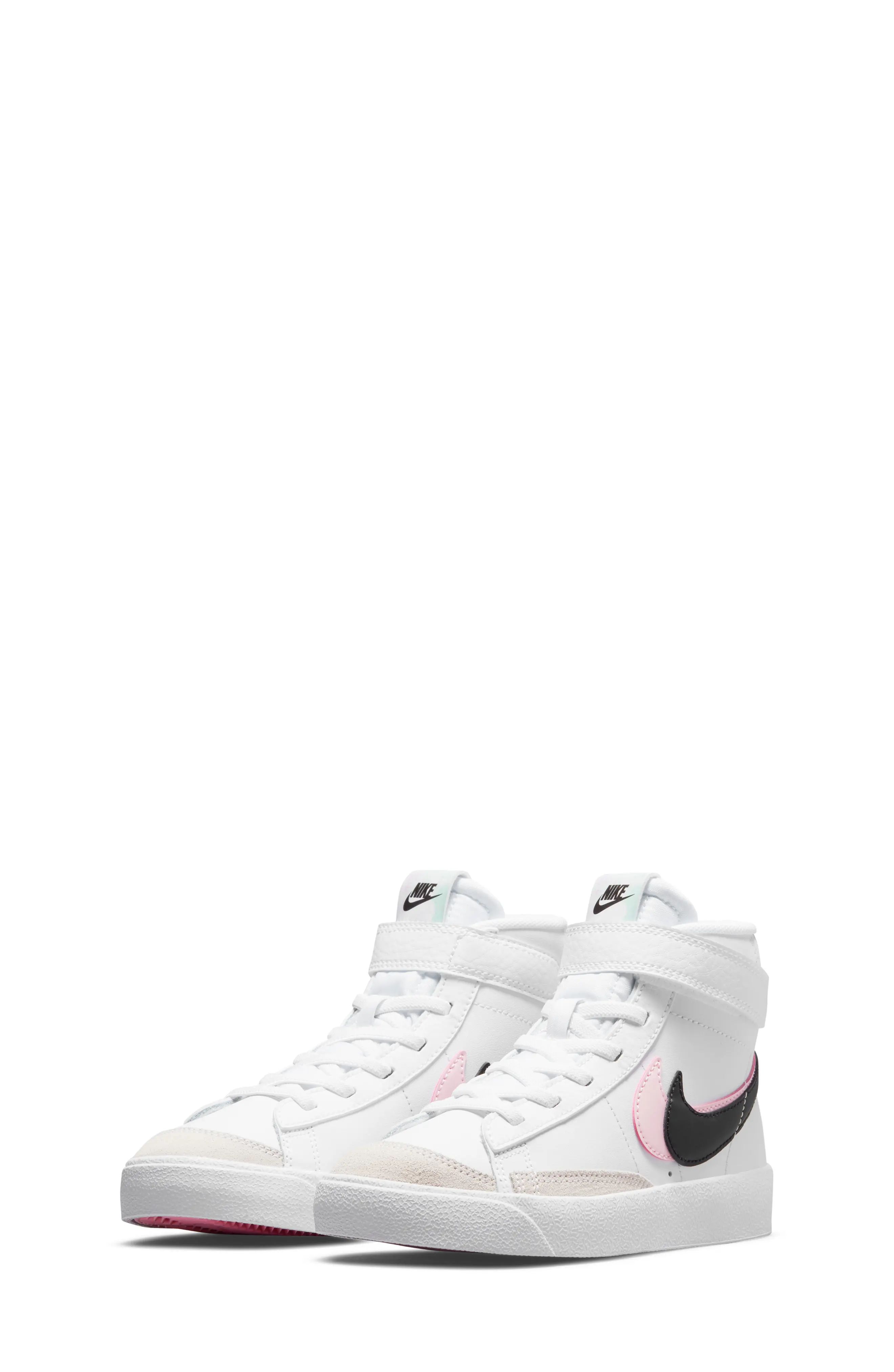 Nike Blazer Mid '77 Sneaker, Size 1 M in White/Arctic Punch/Black at Nordstrom | Nordstrom