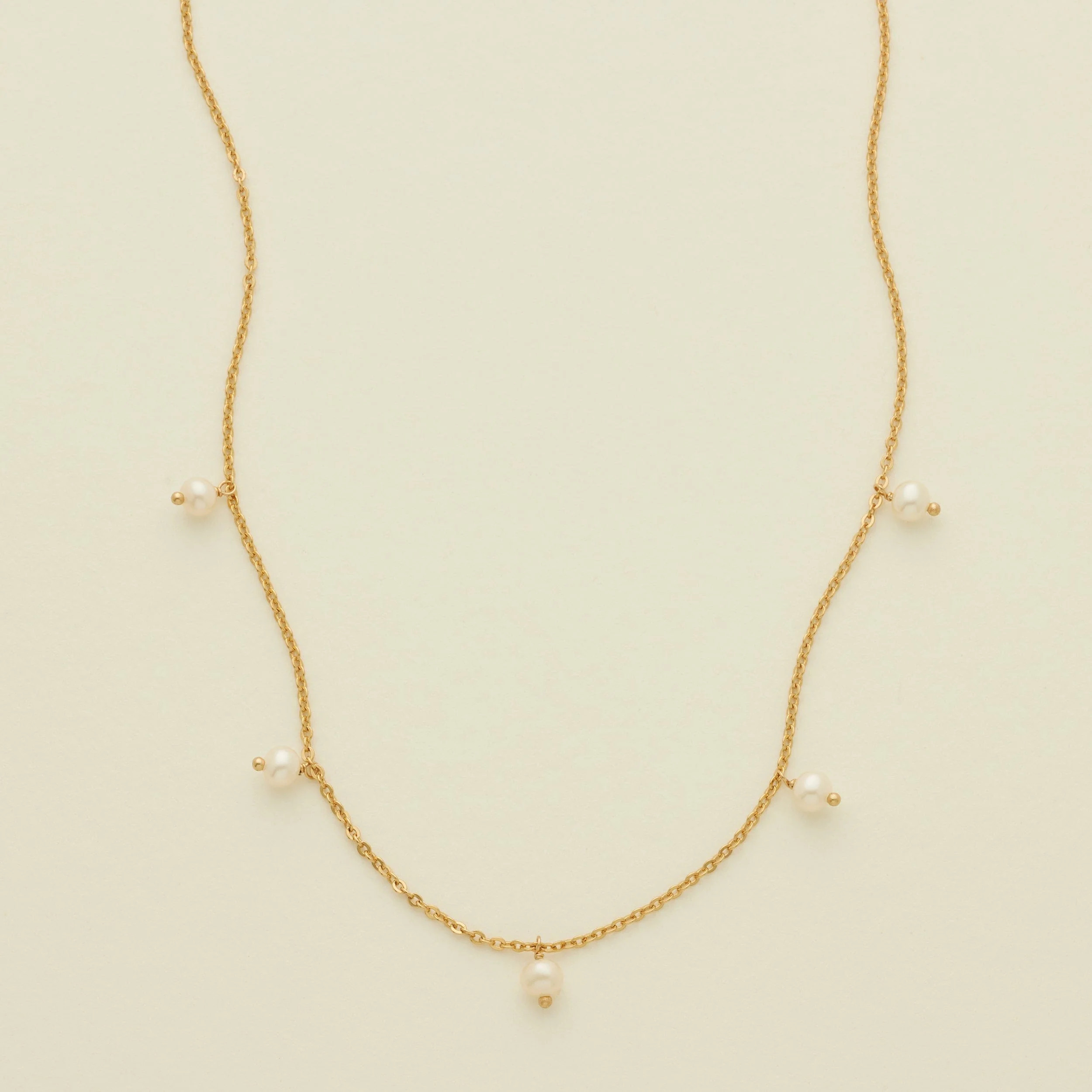 Floating Pearl Necklace | Made by Mary (US)