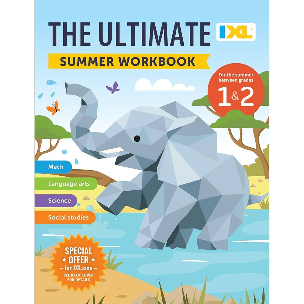 IXL Ultimate Summer 1st to 2nd Grade Workbook, Math, Reading Comprehension, Language Arts, Geogra... | Amazon (US)