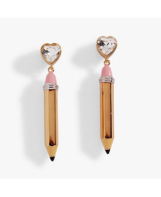 Pencil Heart Drop Earrings | Macy's