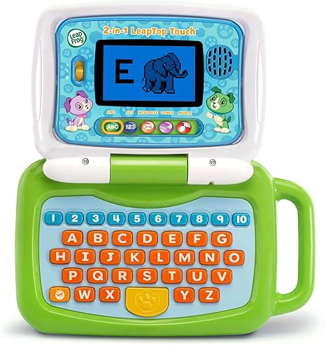 LeapFrog 2-in-1 LeapTop Touch, Green | Amazon (US)
