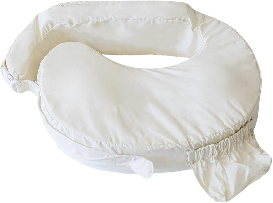 My Brest Friend Deluxe Organic Nursing Pillow 100% Organic Cotton Slipcover Ergonomic Breastfeedi... | Amazon (US)