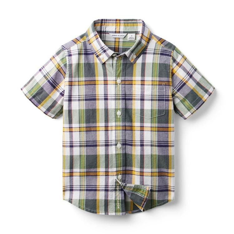 Madras Plaid Shirt | Janie and Jack