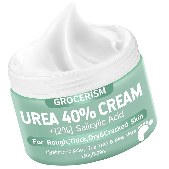 Grocerism Urea Cream 40 Percent For Feet Plus 2% Salicylic Acid 5.29 oz || Foot Cream and Hand Cr... | Amazon (US)
