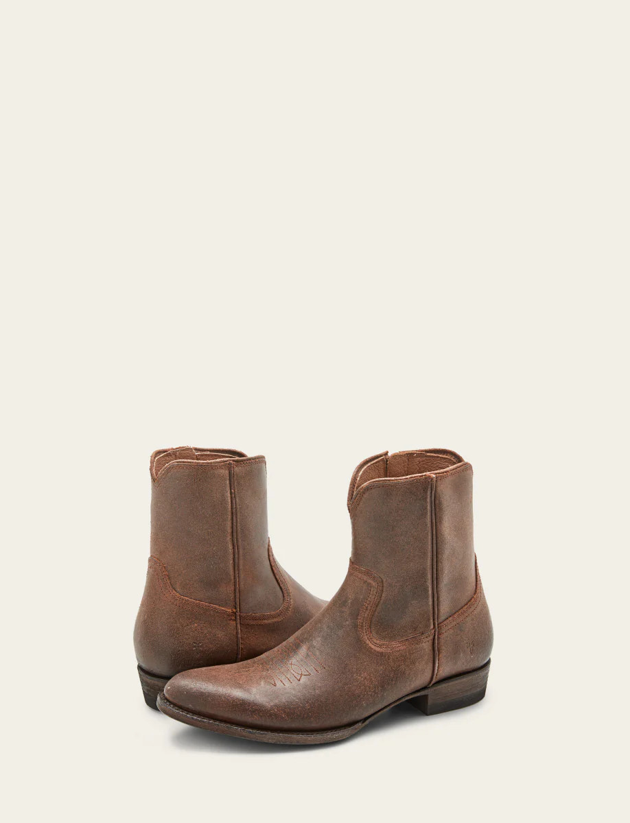 Men's Brown Austin Inside Zip Boots | The Frye Company | FRYE