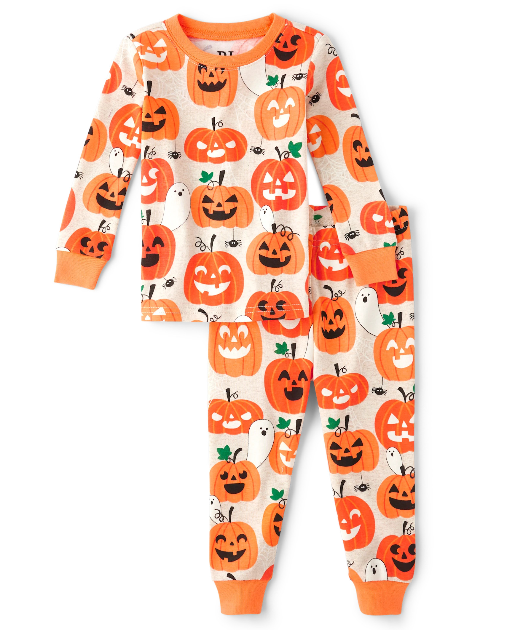 Unisex Baby And Toddler Glow Pumpkin Snug Fit Cotton Pajamas - h/t vanilla | The Children's Place