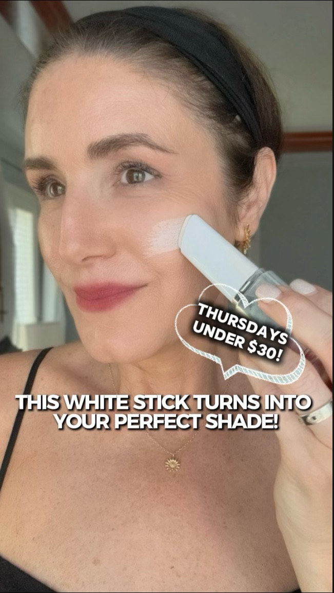 Thursday under $30: You need to see this magic color-changing foundation stick 👀
Korean innovation meets dewy, buildable coverage m, perfect for mature skin (yes, over 40-friendly 🙋‍♀️).
Compact, hydrating, and made to glow on the go. The collagen capsules? Wild.
I had to try it and now I keep one in my bag at all times.
Wearing in the shade natural 🫶

#maturemakeup #over40beauty #foundationstick #kbeauty #dewyskin 

#LTKBeauty #LTKOver40