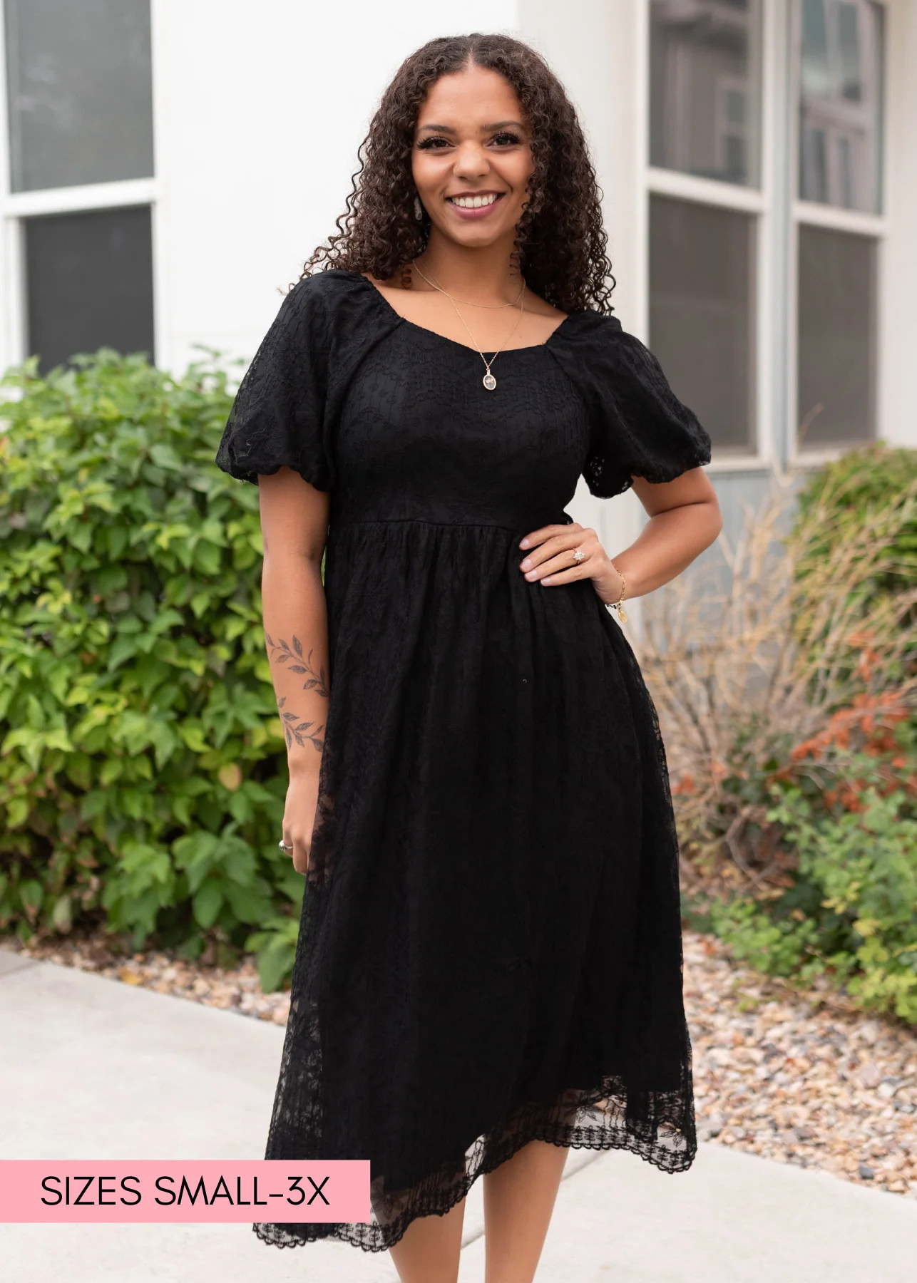 Misty Black Lace Dress | My Sister's Closet Boutique