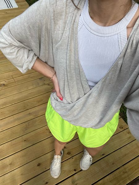 Bralette: wearing s
Wrap top : wearing s
Athletic shorts : wearing m

Casual outfit idea // summer outfit idea // summer ootd // mom uniform // mom style 

#LTKSeasonal #LTKFind #LTKstyletip