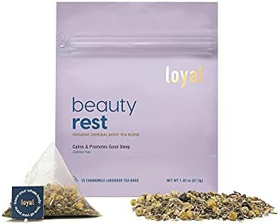 Loyal Beauty Rest Organic Herbal Tea Blend | Calms & Promotes Good Sleep | Calms the Mind, Eases ... | Amazon (US)