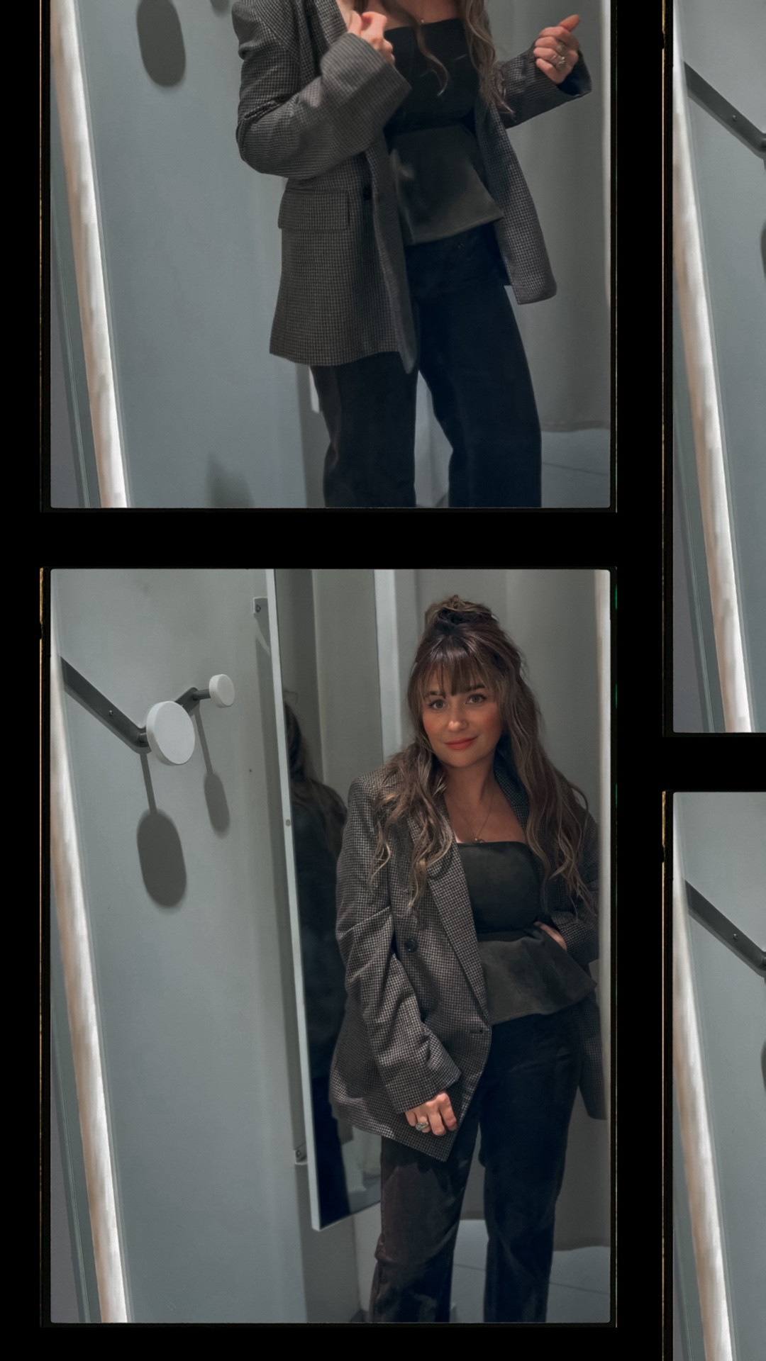 Petite workwear with a fall twist. This oversized check blazer pairs perfectly with a chocolate suede peplum top and corduroy flare bottoms for a mix of structure, texture, and seasonal warmth. The soft autumn palette keeps it elevated, while the flares add length to a petite frame. Linking the exact pieces plus petite-friendly alternatives in my LTK so you can recreate the look. #PetiteStyle #FallWorkwear #PetiteFashion #LTKPetite #PetiteOutfits #BlazerOutfit #NeutralWardrobe

#LTKPetite #LTKWorkwear #LTKautumn