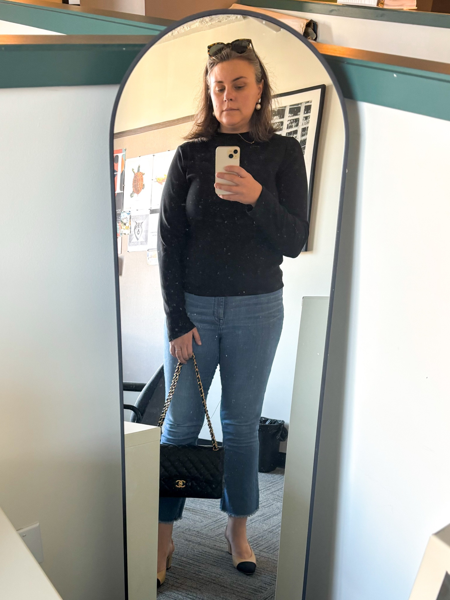 What I wore to work today 📈🗂️

#LTKOver40 #LTKWorkwear #LTKMidsize