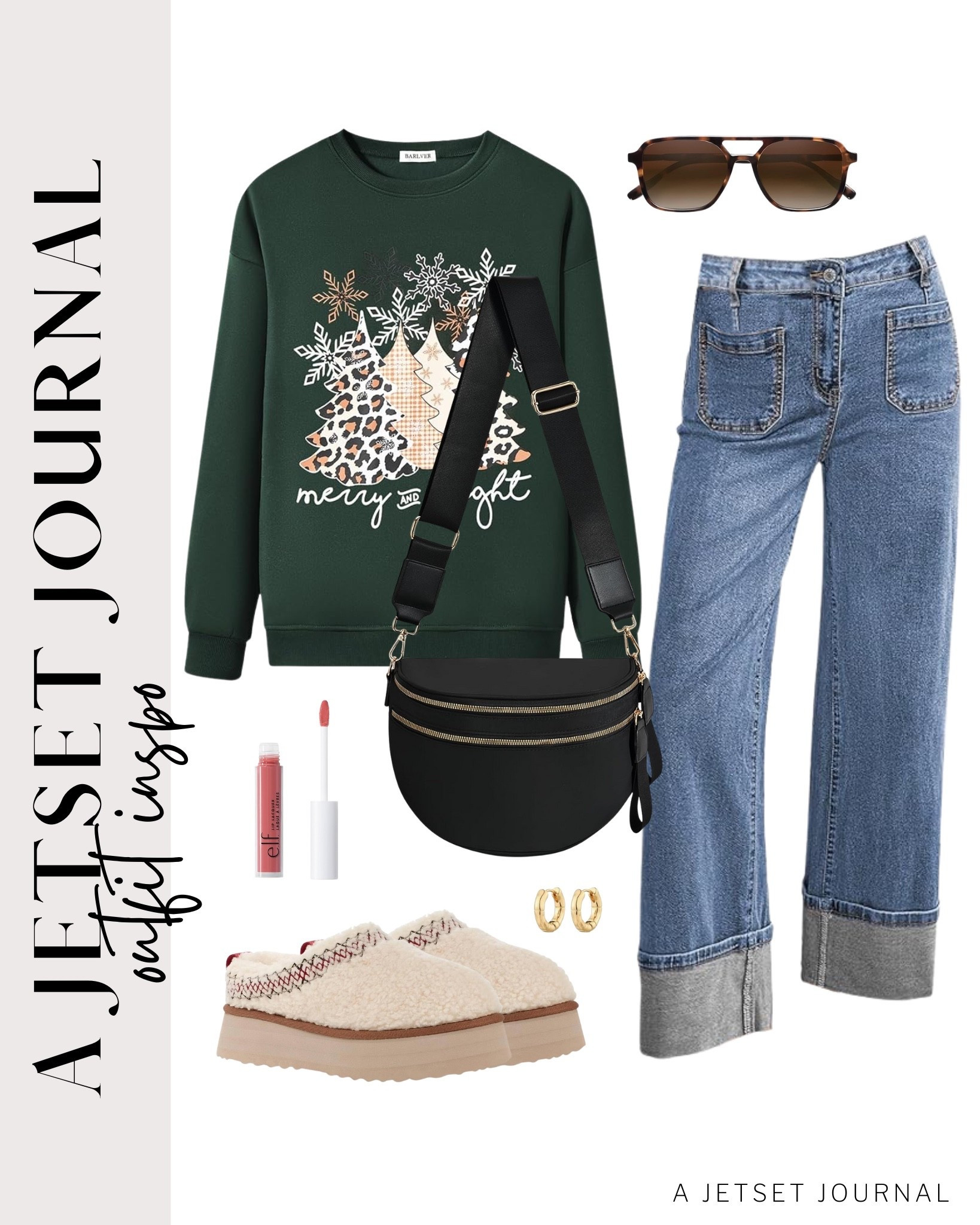 Keep warm this season with a comfy sweater and jeans. These festive sweaters are perfect for the holidays!
christmas sweaters, holiday fashion, wide leg jeans, casual look, vacation style, winter style, makeup must have, beauty favorite, transitional outfit, functional bag, amazon fashion, affordable style

#LTKSeasonal #LTKU #LTKFindsUnder50