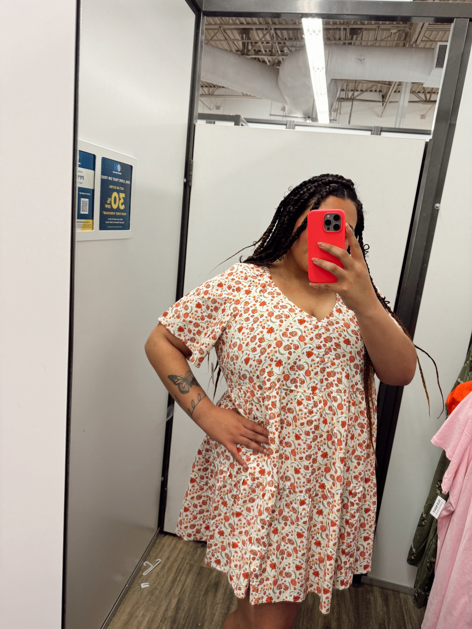 Spring 🌸🌻🌹🌺 dress from Old Navy! It’s sits right above the knee. 2X + 5”10

#LTKplussize #LTKsalealert #LTKstyletip