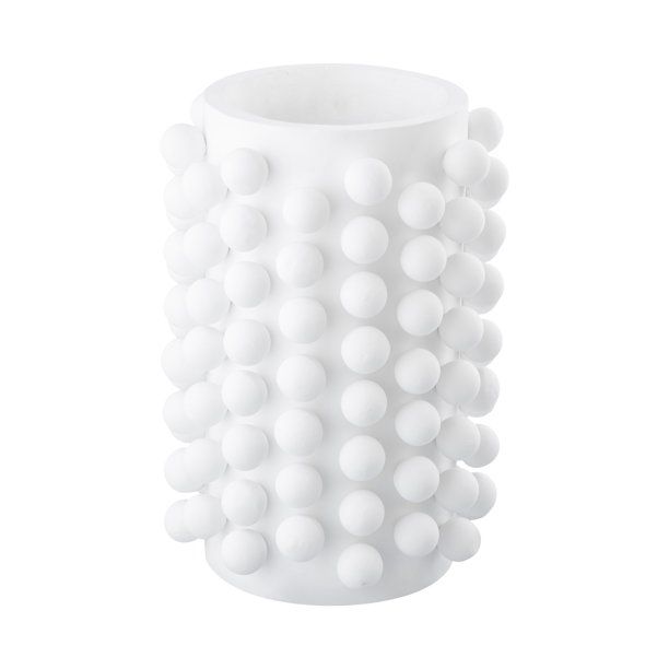 TOV Furniture Kadoor White Concrete Vase - Large - Walmart.com | Walmart (US)