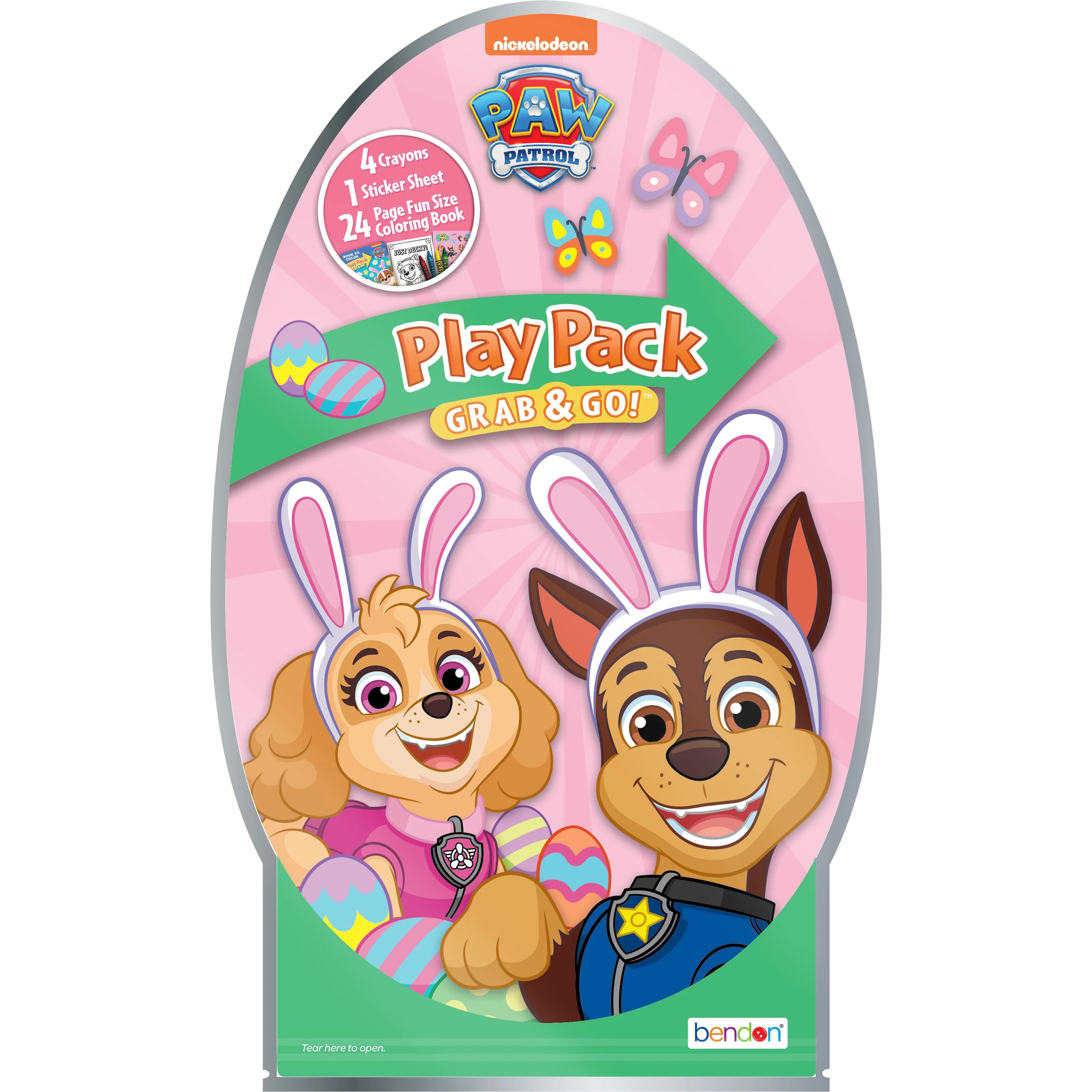 Paw Patrol Easter Shaped Play Pack with 24 Page Mini Coloring Book - Walmart.com | Walmart (US)