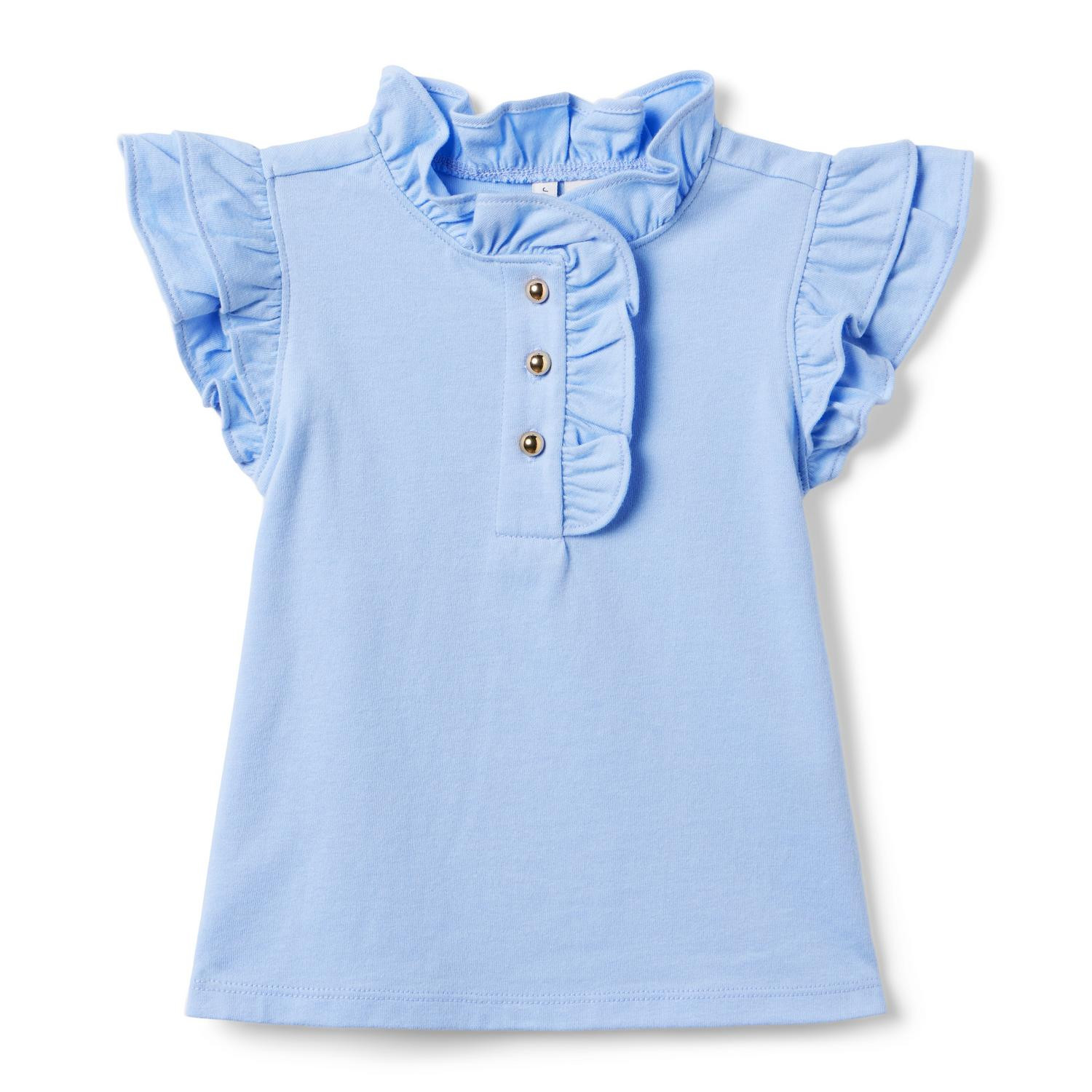 The Ruffle Button Top | Janie and Jack