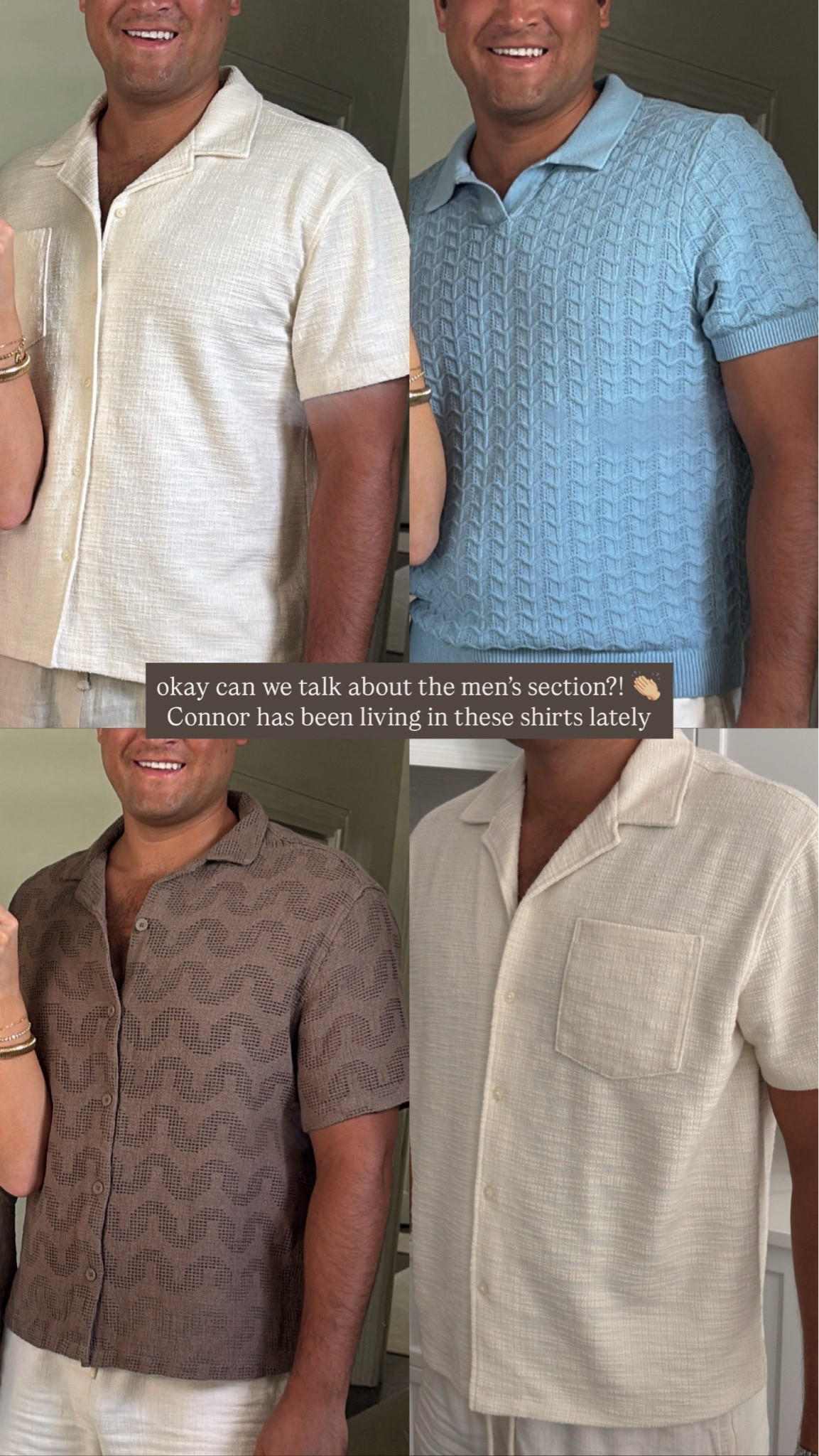 The Walmart men’s section is so good right now!! He is wearing an XL in all of these!

#LTKMens #LTKootd