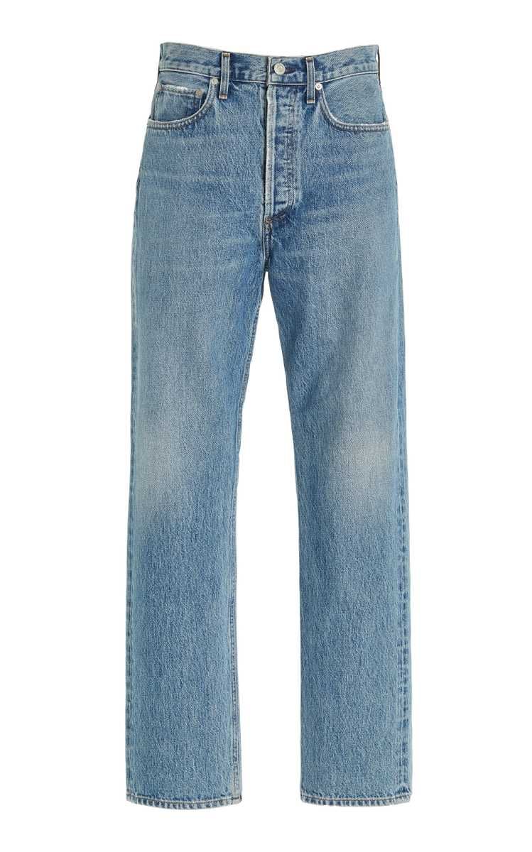 90's Pinch-Waist Rigid High-Rise Organic Cotton Straight-Leg Jeans | Moda Operandi (Global)