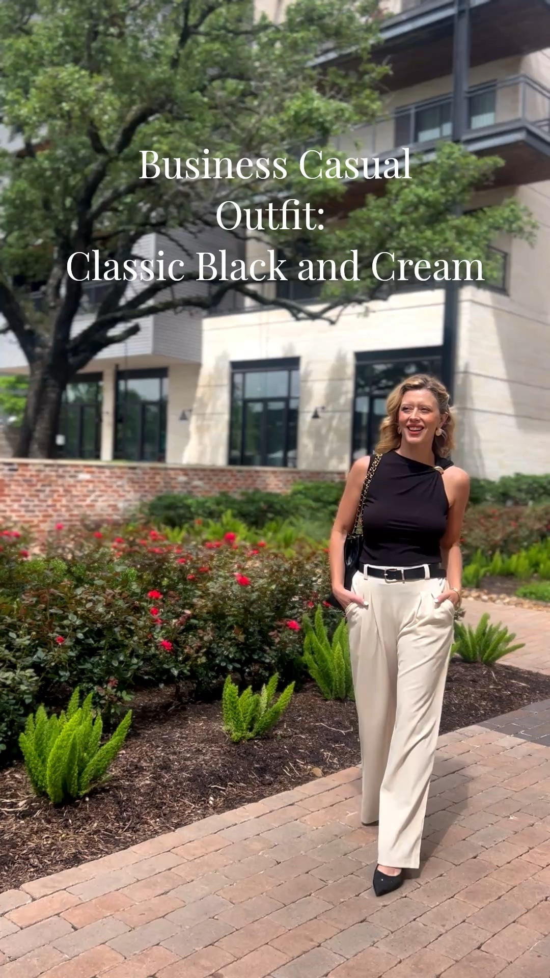 Business casual workwear, but make it elevated 🤍🖤 Top on sale for $15 and trousers for $30!!

The capsule collection lately = breathable black knit tops, tailored cream trousers, a sleek leather belt, and pointed pumps that instantly pull everything together. This black and cream workwear combo feels polished enough for meetings and effortless enough for coffee runs in between.

Sharing all the details because chic office outfits should never feel boring ✨

#BusinessCasual #WorkwearStyle #CapsuleCollection #OfficeOutfit #NeutralStyle #CorporateChic #WorkwearFashion #ClassicStyle #AmazonFashion #LTKStyle

#LTKootd #LTKWorkwear #LTKSaleAlert