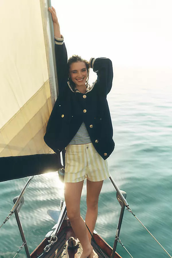 Colette Striped Shorts by Maeve | Anthropologie (US)