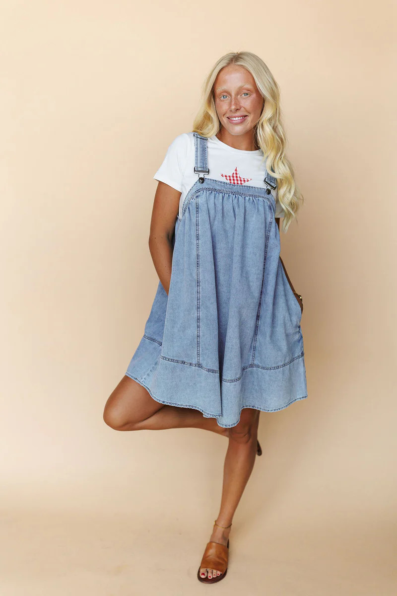 Leni Denim Babydoll Dress | Henly