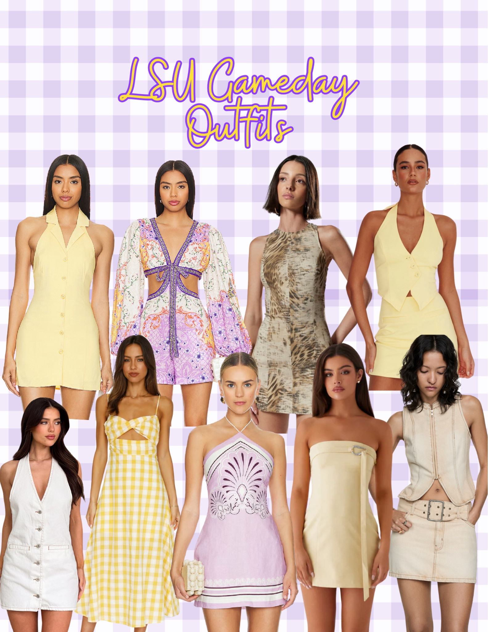 LSU Gameday Outfit Ideas!!