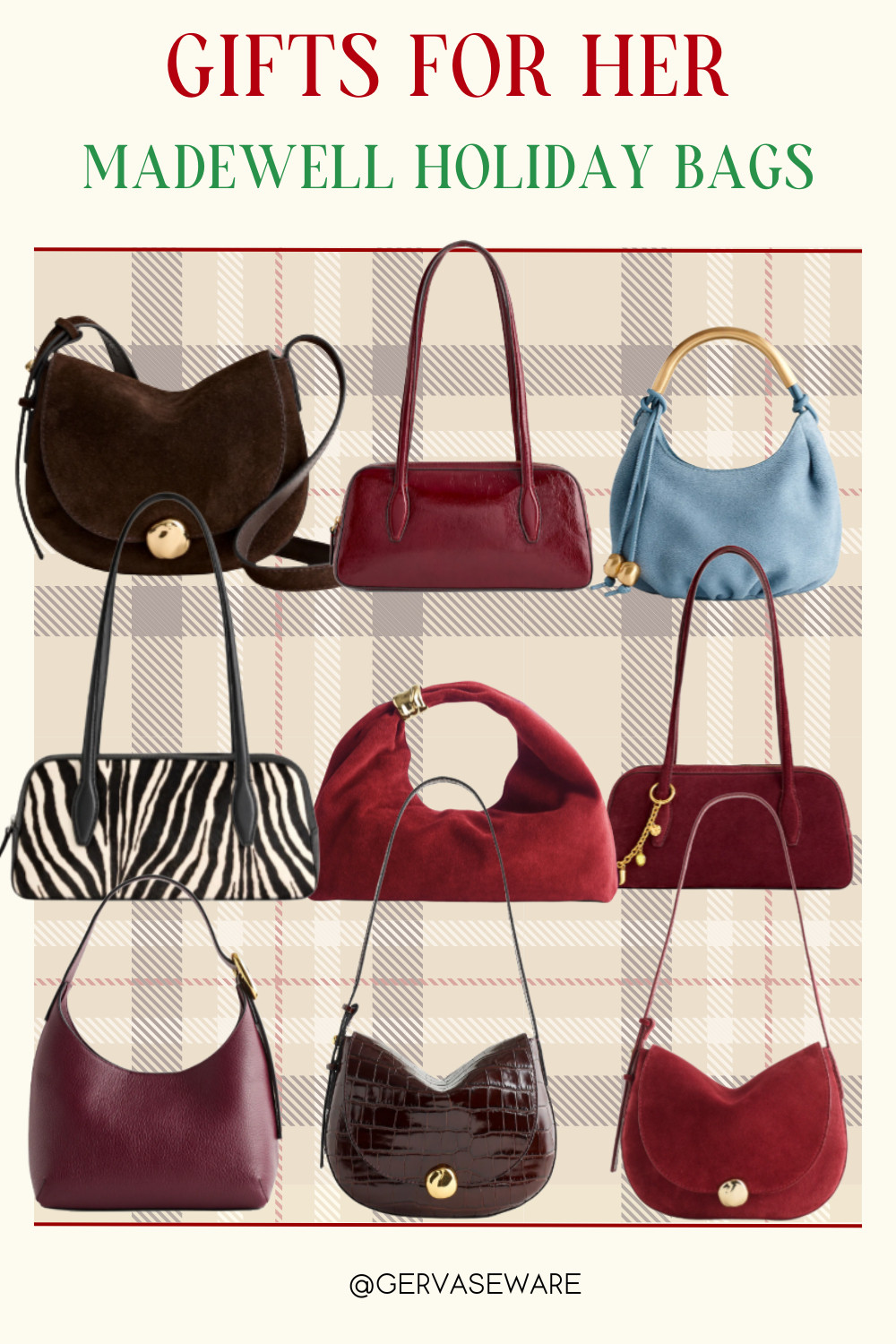 Holiday bags that feel like a signature. Madewell is doing texture, color, and charm so well this season. Perfect gifts for the women in your life who deserve a little luxury. 

 #LTKGiftGuide #LTKStyleTip #LTKItBag