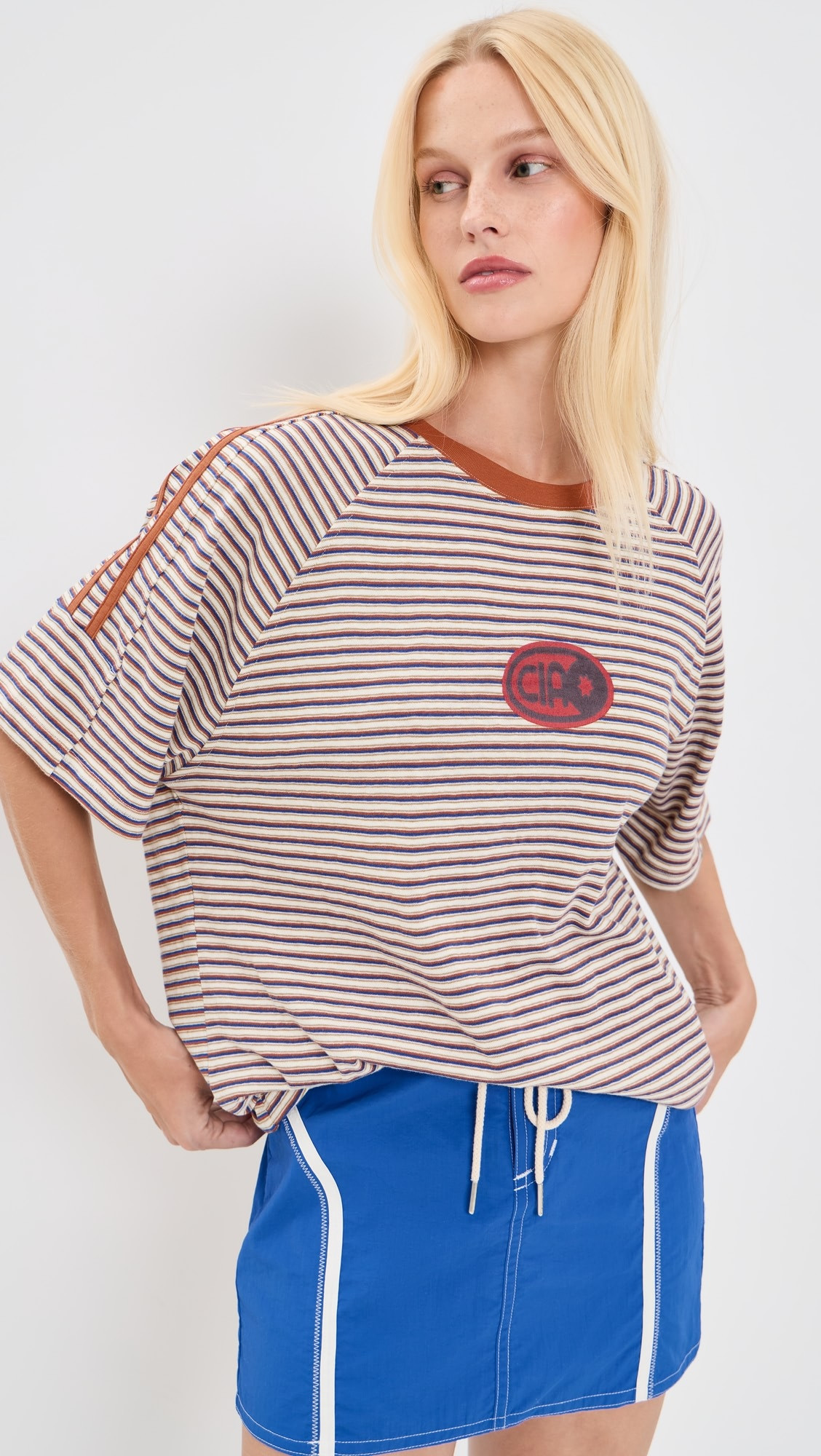 Ciao Ciao Vacation Amber Stripe Racer Tee | Shopbop | Shopbop