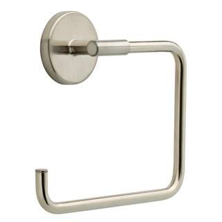 Trinsic Open Towel Ring in Brilliance Stainless | The Home Depot
