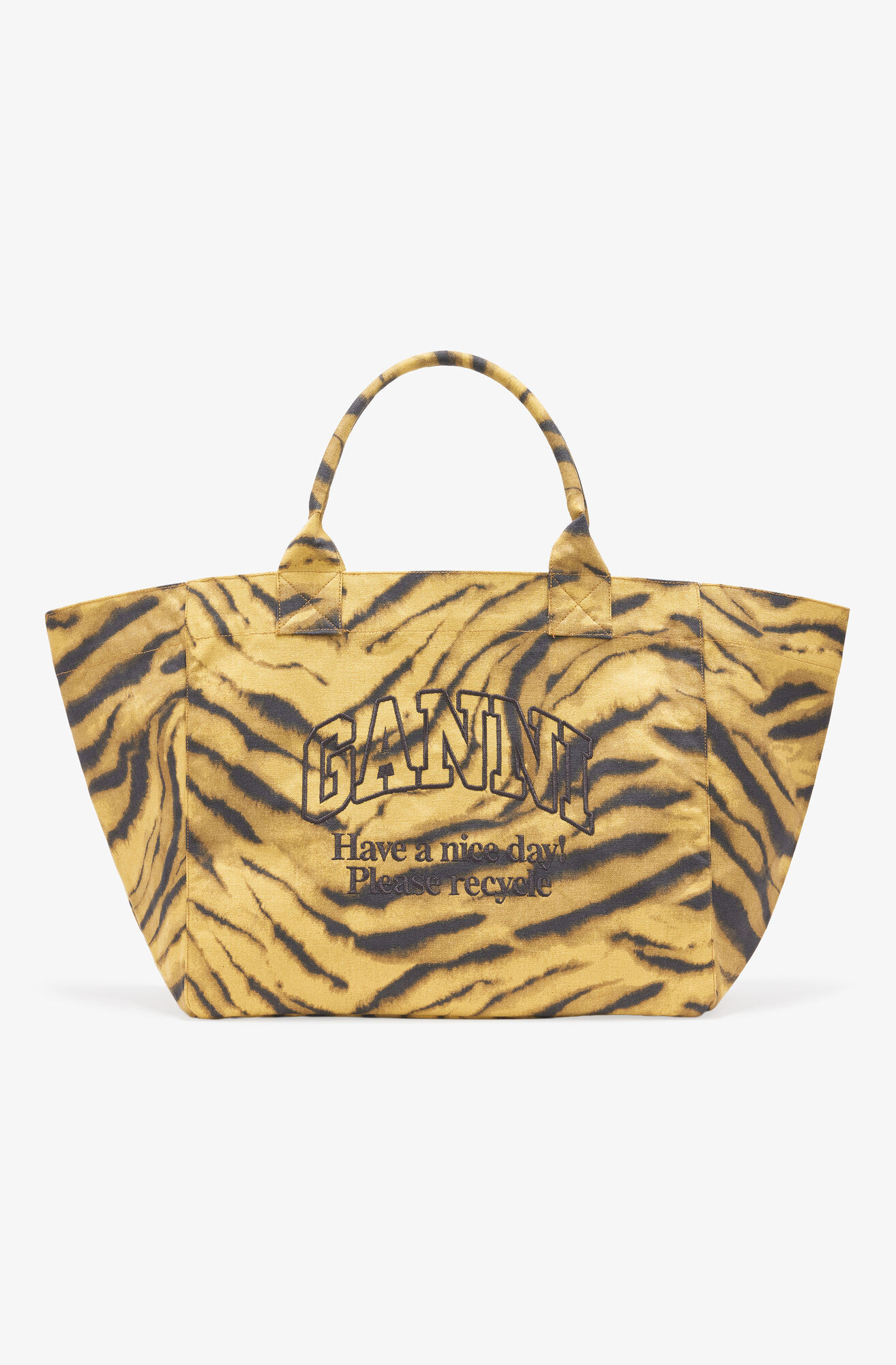 Zebra Print XXL Tote | Ganni