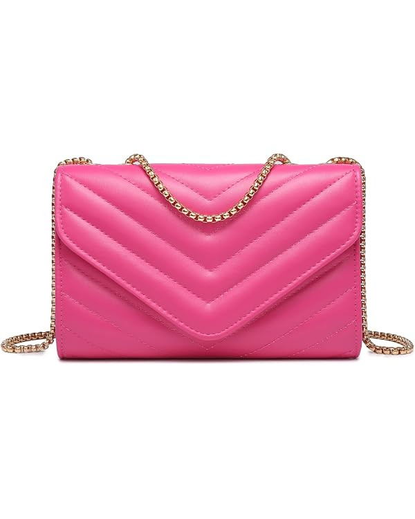 Dasein Women Small Quilted Crossbody Bags Stylish Designer Evening Bag Clutch Purses and Handbags... | Amazon (US)