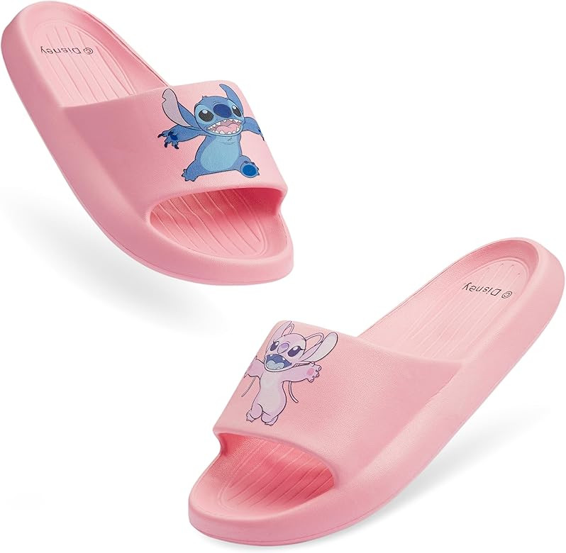 Disney Stitch Girls Sliders, Beach or Pool Shoes for Kids - Stitch Gifts | Amazon (US)