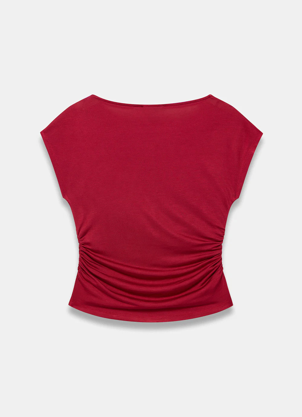 Red Drape Detail Top | Mint Velvet