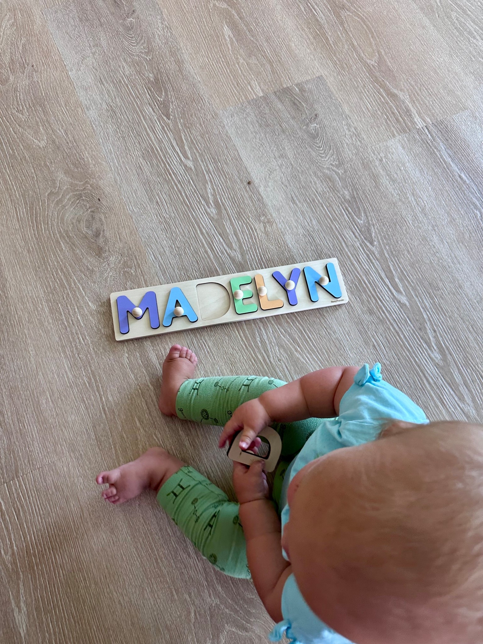 Learning made personal 💖 My 1-year-old is loving her personalized name puzzle with pegs—a sweet keepsake and a fun way to work on fine motor skills. It’s the perfect 1st birthday gift, new baby gift, or holiday surprise, and such a cute addition to the nursery or playroom.
#LTKbaby #LTKkids #ToddlerGifts #FirstBirthdayGift #PersonalizedBabyGift #NamePuzzle #EasterBabyGift #BabyGirlGifts #ToddlerPlayIdeas #LTKfamily



#LTKBaby #LTKFindsUnder50 #LTKBump