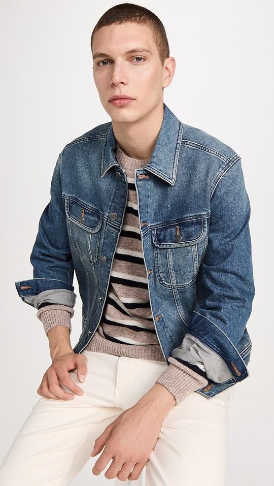 Washed Stretch New Denim Jacket | Shopbop