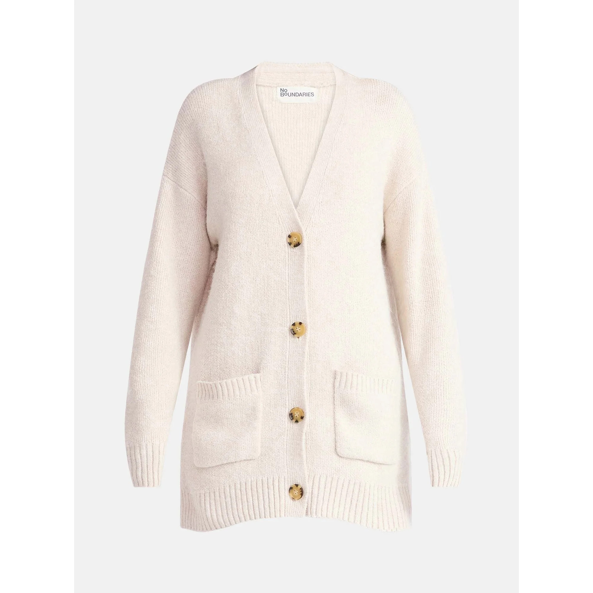 No Boundaries Button-Front Grandpa Cardigan, Women's | Walmart (US)