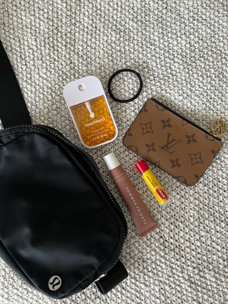 What’s in my bag, black bag, belt bag, hand sanitizer, lip balmm

#LTKbeauty #LTKitbag #LTKfindsunder50